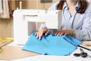 materiel pour retouche vetement fil aiguille bouton dentelle noeud haut de france