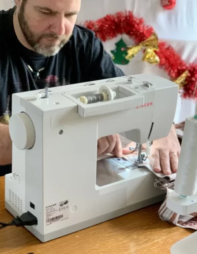 atelier couture cours de couture création d'un pantalon de pyjama homme