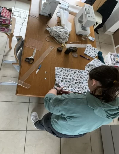 atelier couture cours de couture création d'un short enfant